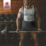 Бандаж підтримуючий жорсткий для підняття важких предметів Toros-Group, Тип 216 (чорний) 11