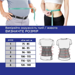 Бандаж послеоперационный поддерживающий Toros-Group, Тип 154 (серый) 7