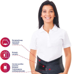 Бандаж поддерживающий жесткий Toros-Group, Тип 213 (черный) 5