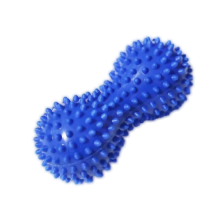 М’яч масажний подвійний з шипами, Тип 1115сн (синій)