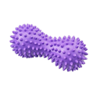 М’яч масажний подвійний з шипами, Тип 1115ф (фіолетовий)