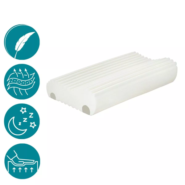 Ортопедическая подушка под голову с "эффектом памяти" OPO-940 Evolution Ortomed, р.S 2