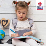 Корсет для корекції постави дитячий Toros-Group, Тип 652 (сірий з котами) 3