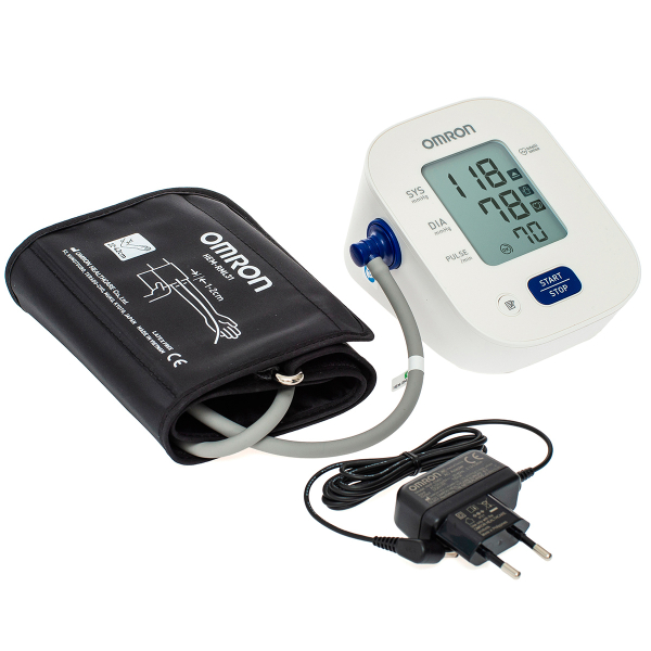 Автоматичний тонометр на плече Omron M2+ HEM-7146-Е з адаптером (розмір манжети 22-42 см) 4