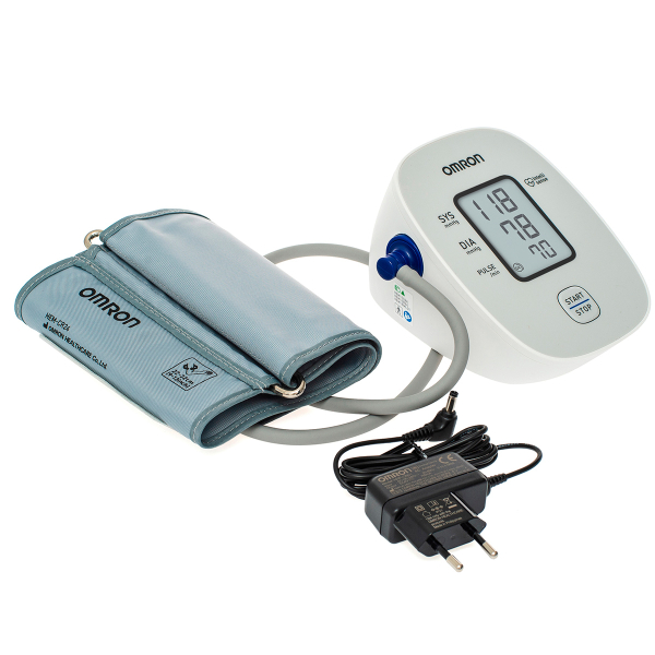 Автоматический тонометр на плечо Omron M2 Basic HEM-7121J-E с адаптером (размер манжеты 22-32 см) 5