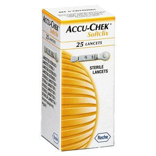 Ланцети 28G Accu-Chek Softclix (25 шт)