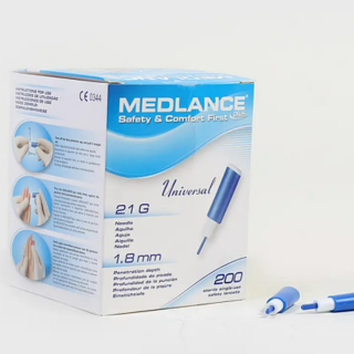 Ланцети 21G Medlance Plus Universal  (за 1 шт)