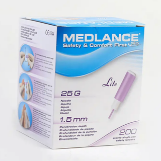 Ланцети 25G Medlance Plus Lite (за 1 шт)