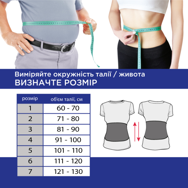 Бандаж протирадикулітний Toros-Group, Тип 157 (бежевий) 2