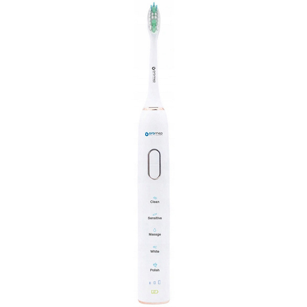 Электрическая звуковая зубная щетка Oromed Oro-Brush (белый) 2 Toros Электрическая звуковая зубная щетка Oromed Oro-Brush (белый) 2