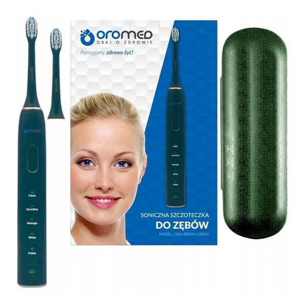Электрическая звуковая зубная щетка Oromed Oro-Brush (зеленый) 5 Toros Электрическая звуковая зубная щетка Oromed Oro-Brush (зеленый) 5