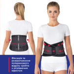 Бандаж согревающий поддерживающий шерстяной 4 ребра жесткости Toros-Group, Тип 219 (черный) 4