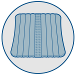 Ортопедична подушка для сидіння / водіїв Olvi 4