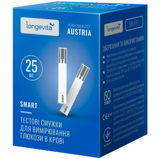 Тест-смужки Longevita Smart (25 шт)