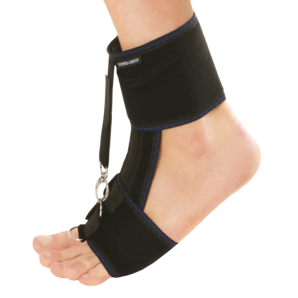 Бандаж (ортез) для гомілковостопного суглоба з ефектом "звисаючої стопи" Toros-Group, Тип 417 (чорний) 3