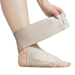 Бандаж для гомілковостопного суглоба еластичний універсальний Toros-Group, Тип 418 (бежевий) 8