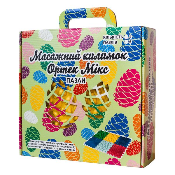 Коврик массажный ортопедический для стоп Ортек «Микс» Olvi (6 элементов) 11 Toros Коврик массажный ортопедический для стоп Ортек «Микс» Olvi (6 элементов) 11
