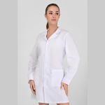 Медичний халат Шкільний "Ґудзик" Topline, р. 48 (білий) 2