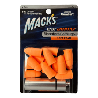 Беруші MACK`S Ear Ammo (захист від шуму до 30дБ), 7 пар