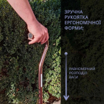 Палиця дугоподібна алюмінієва телескопічна Doctor Life 10100/C/E/BZ (бронзовий) 6