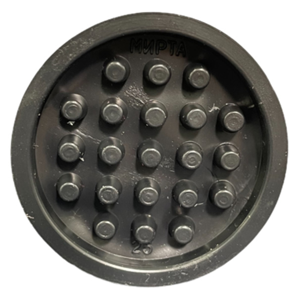 Наконечник гумовий Mirta 25 мм (чорний) 2