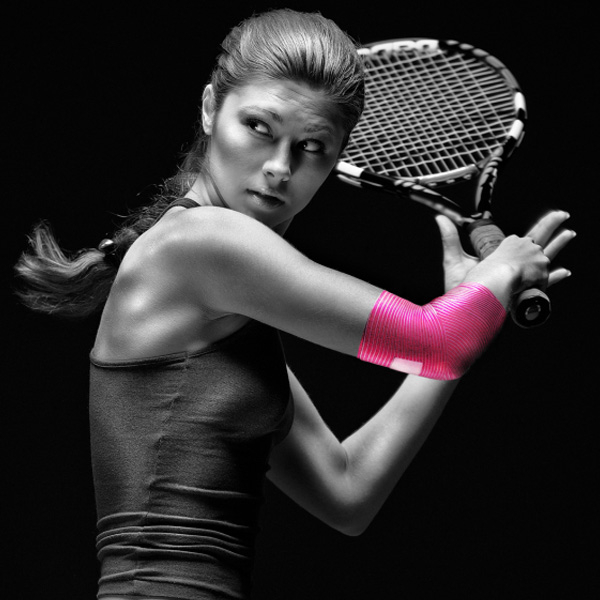 Бинт медичний еластичний з текстильною застібкою (1.5 м х 8 см) Toros-Group (рожевий) 4