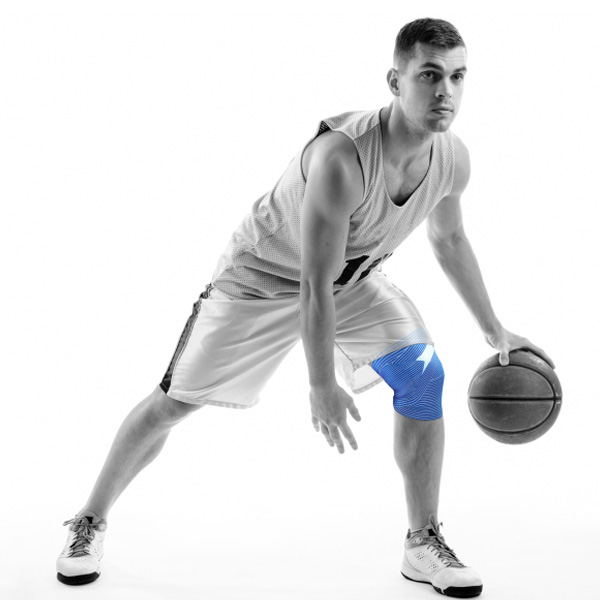 Бинт медичний еластичний з текстильною застібкою (1.5 м х 8 см) Toros-Group (синій) 3