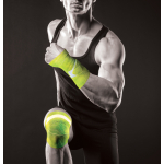 Бинт медицинский эластичный с текстильной застежкой (3 м х 8 см) Toros-Group (желто-зеленый) 3