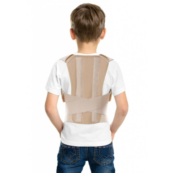 Корсет для корекції постави дитячий Toros-Group, Тип 652 (бежевий) 3