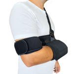 Бандаж на плечевой сустав с фиксацией на поясе "повязка Дезо" Toros-Group, Тип 617 (черный) 2