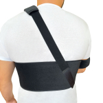 Бандаж на плечевой сустав с фиксацией на поясе "повязка Дезо" Toros-Group, Тип 617 (черный) 3