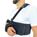 Бандаж на плечевой сустав с фиксацией на поясе "повязка Дезо" Toros-Group, Тип 617 (черный) 4