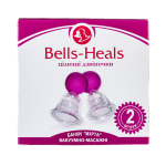 Банки масажні для тіла Bells-Heals (Цілющі дзвіночки) Mirta (2 шт) 2 Toros Банки масажні для тіла Bells-Heals (Цілющі дзвіночки) Mirta (2 шт) 2
