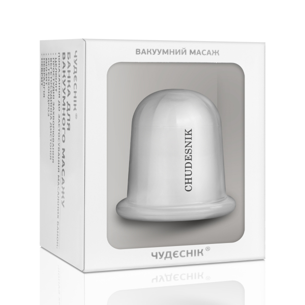 Банка масажна прозора для тіла БМП-70 CHUDESNIK (велика) 3 Toros Банка масажна прозора для тіла БМП-70 CHUDESNIK (велика) 3