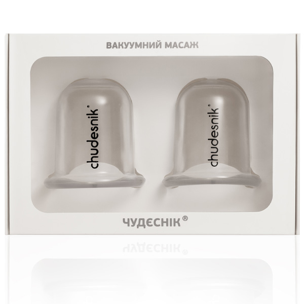 Банки масажні прозорі для тіла БМП-35 CHUDESNIK (середні) 2