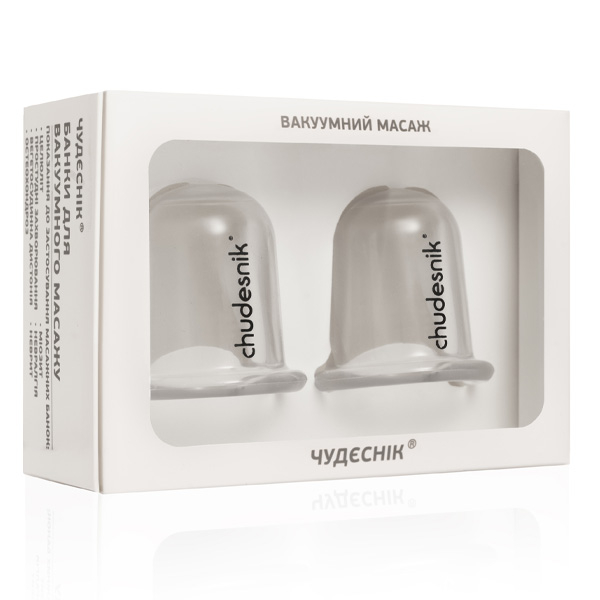 Банки масажні прозорі для тіла БМП-35 CHUDESNIK (середні) 3