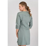 Медичний жіночий халат 3/4 Каліфорнія Topline (оливковий) 2