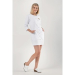 Медичний жіночий халат Одеса Topline (білий) 2