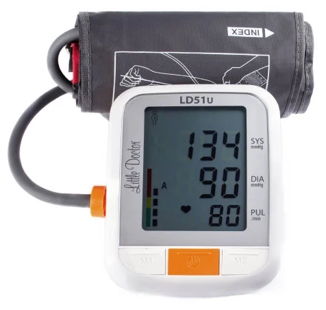 Автоматический тонометр на плечо Little Doctor LD-51U с адаптером (размер манжеты 22-42 см) 2 Toros Автоматический тонометр на плечо Little Doctor LD-51U с адаптером (размер манжеты 22-42 см) 2